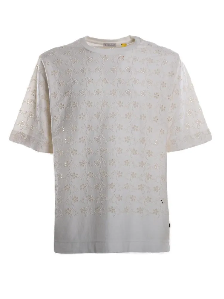 Moncler Genius Embroidered Crewneck T-Shirt