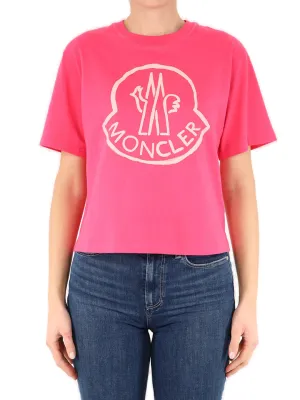 Moncler Logo Printed Crewneck T-Shirt