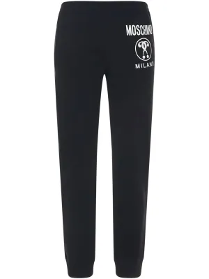 Moschino Double Question Printed Track Pants