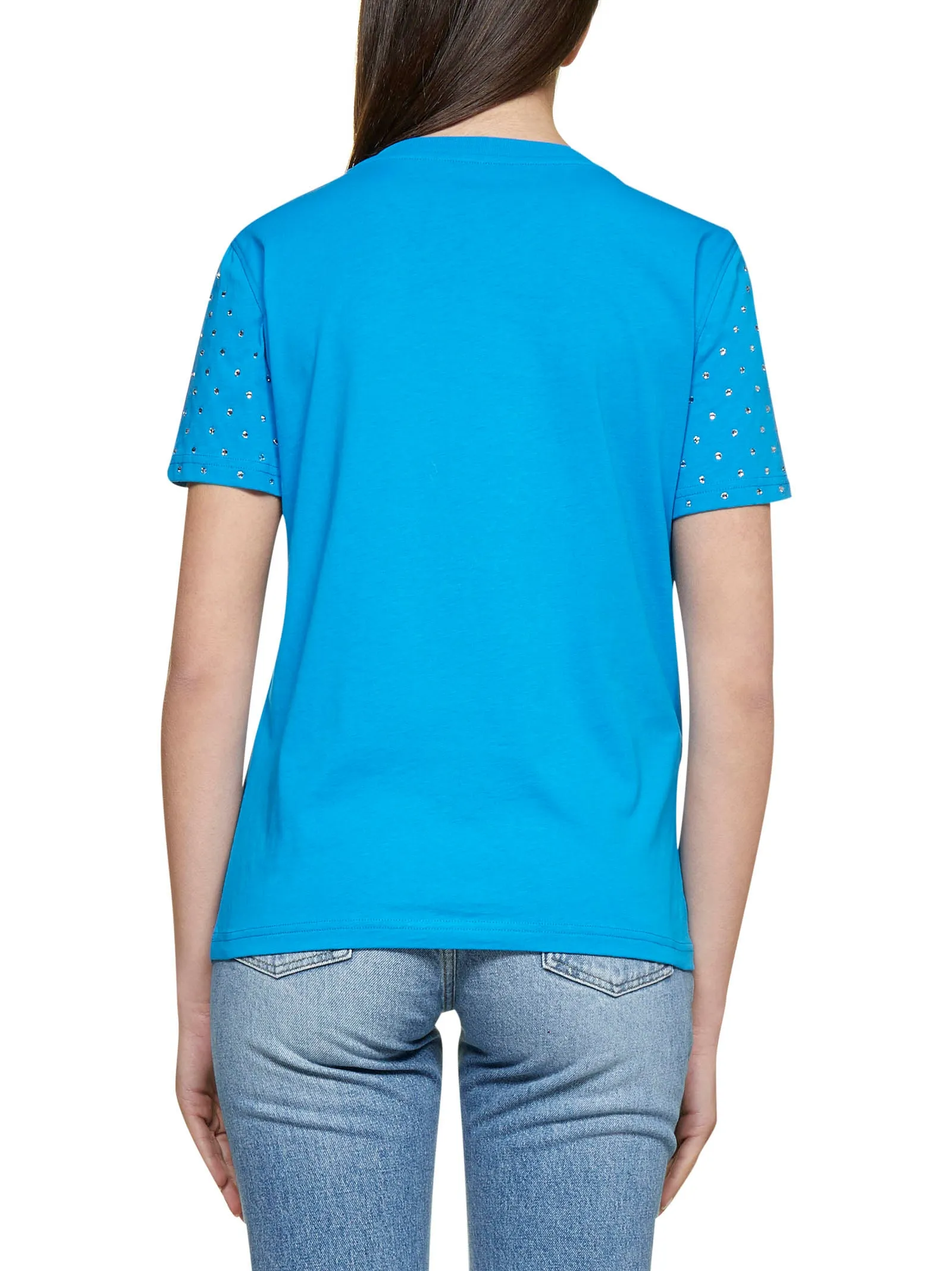 Moschino Embellished Teddy Crewneck T-Shirt