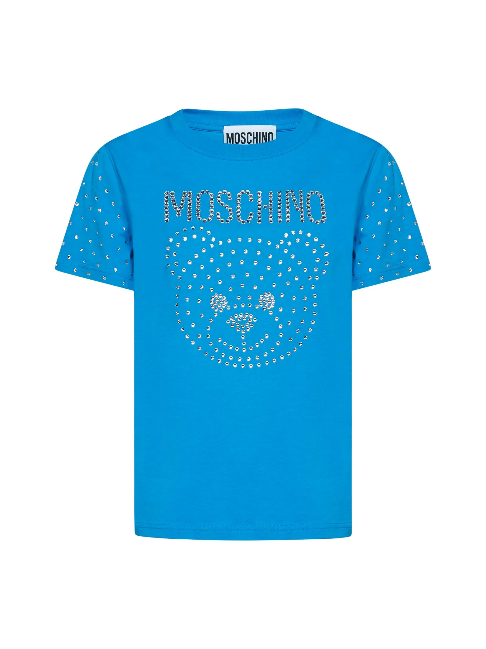 Moschino Embellished Teddy Crewneck T-Shirt