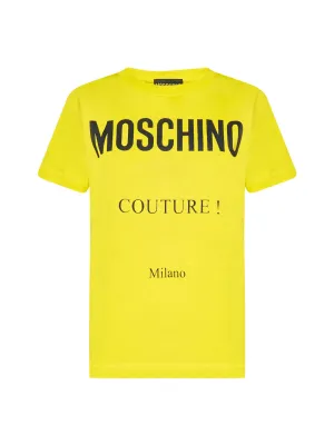 Moschino Logo Printed Crewneck T-Shirt