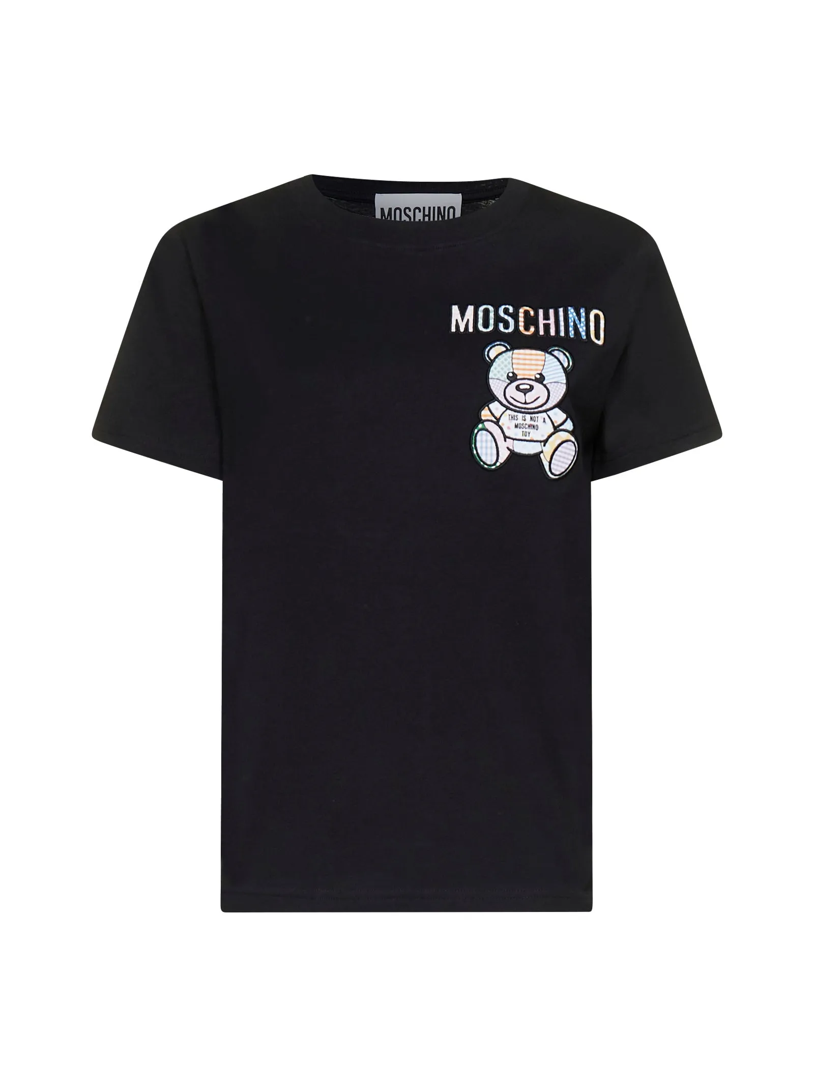 Moschino Teddy Bear Embroidered Crewneck T-Shirt