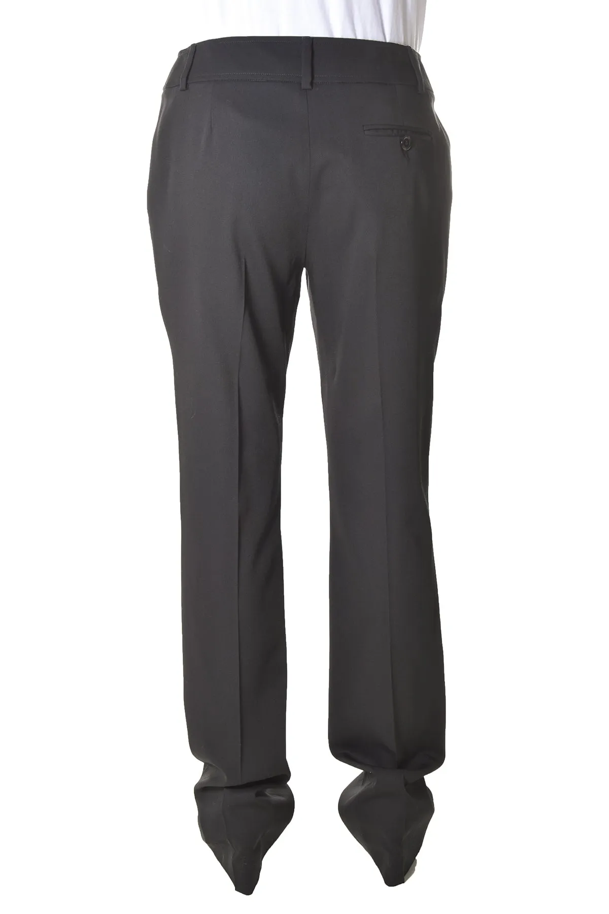 Moschino Teddy Button Straight-Leg Pants