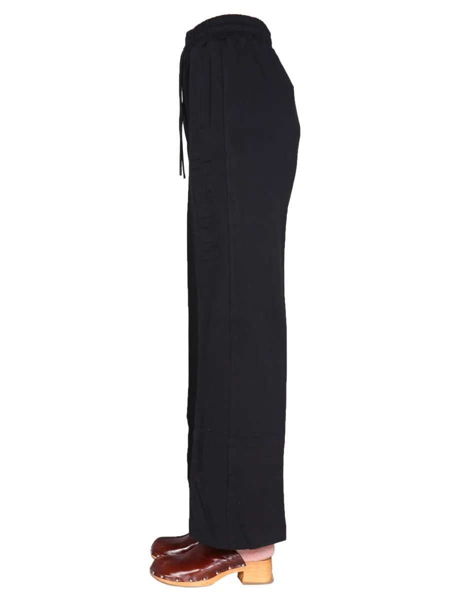 MSGM Elastic Waist Straight-Leg Pants
