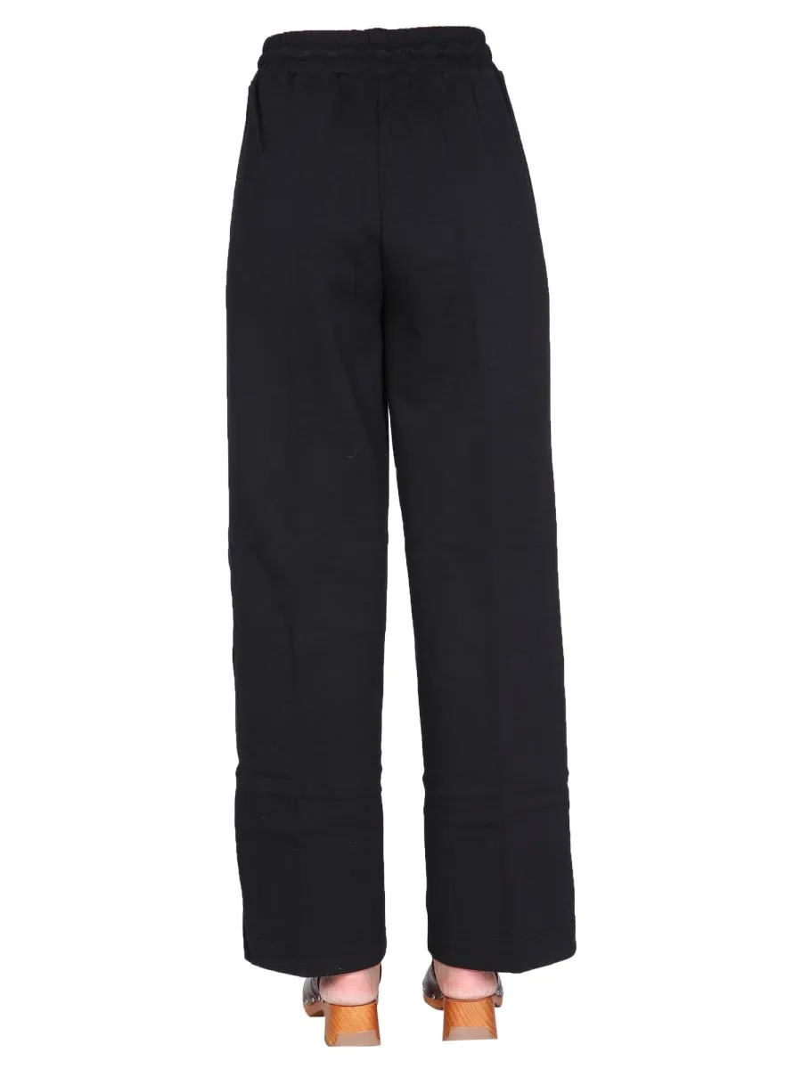 MSGM Elastic Waist Straight-Leg Pants