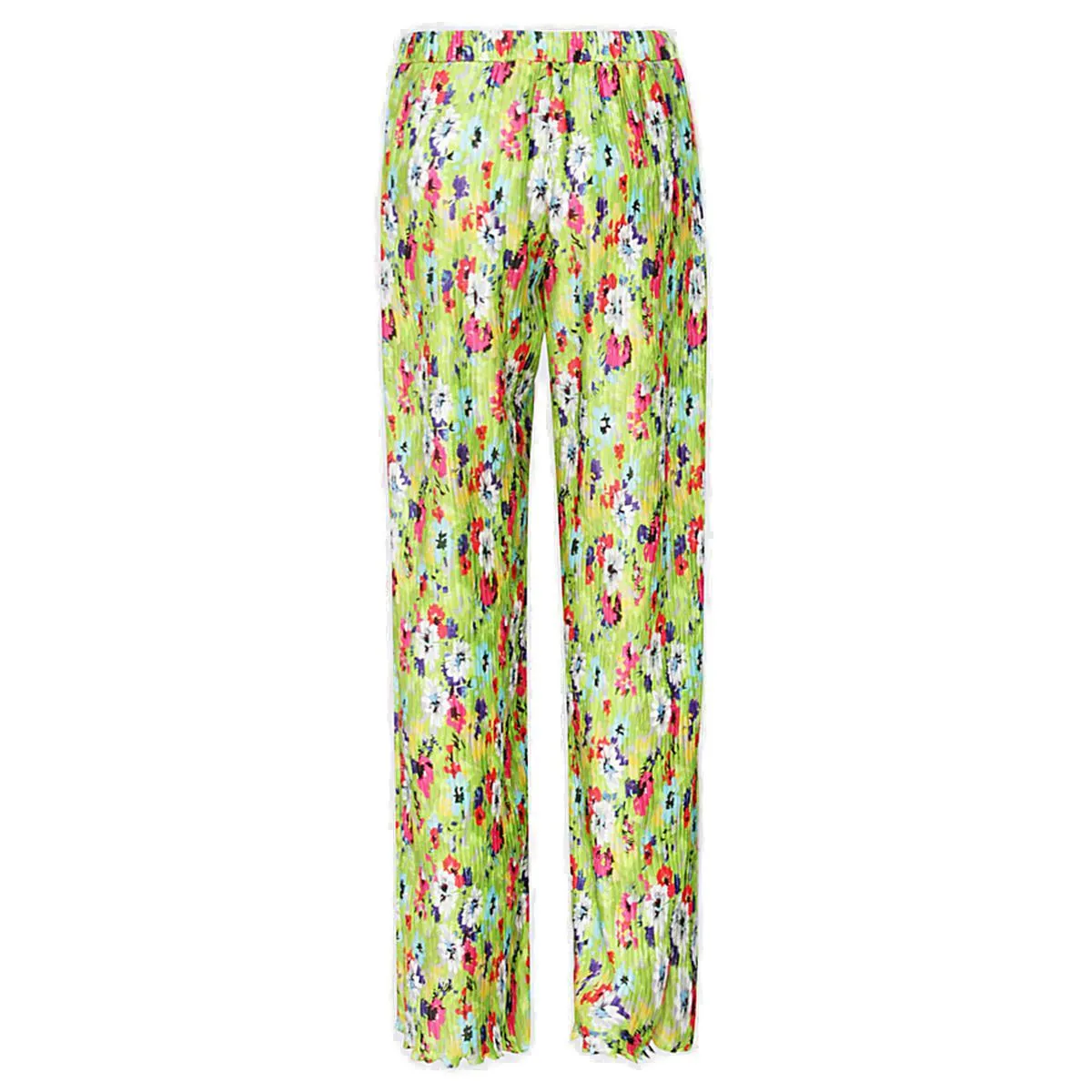 MSGM Floral Print Pleated Pants