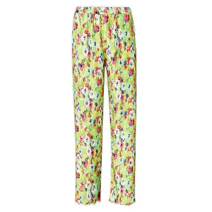 MSGM Floral Print Pleated Pants