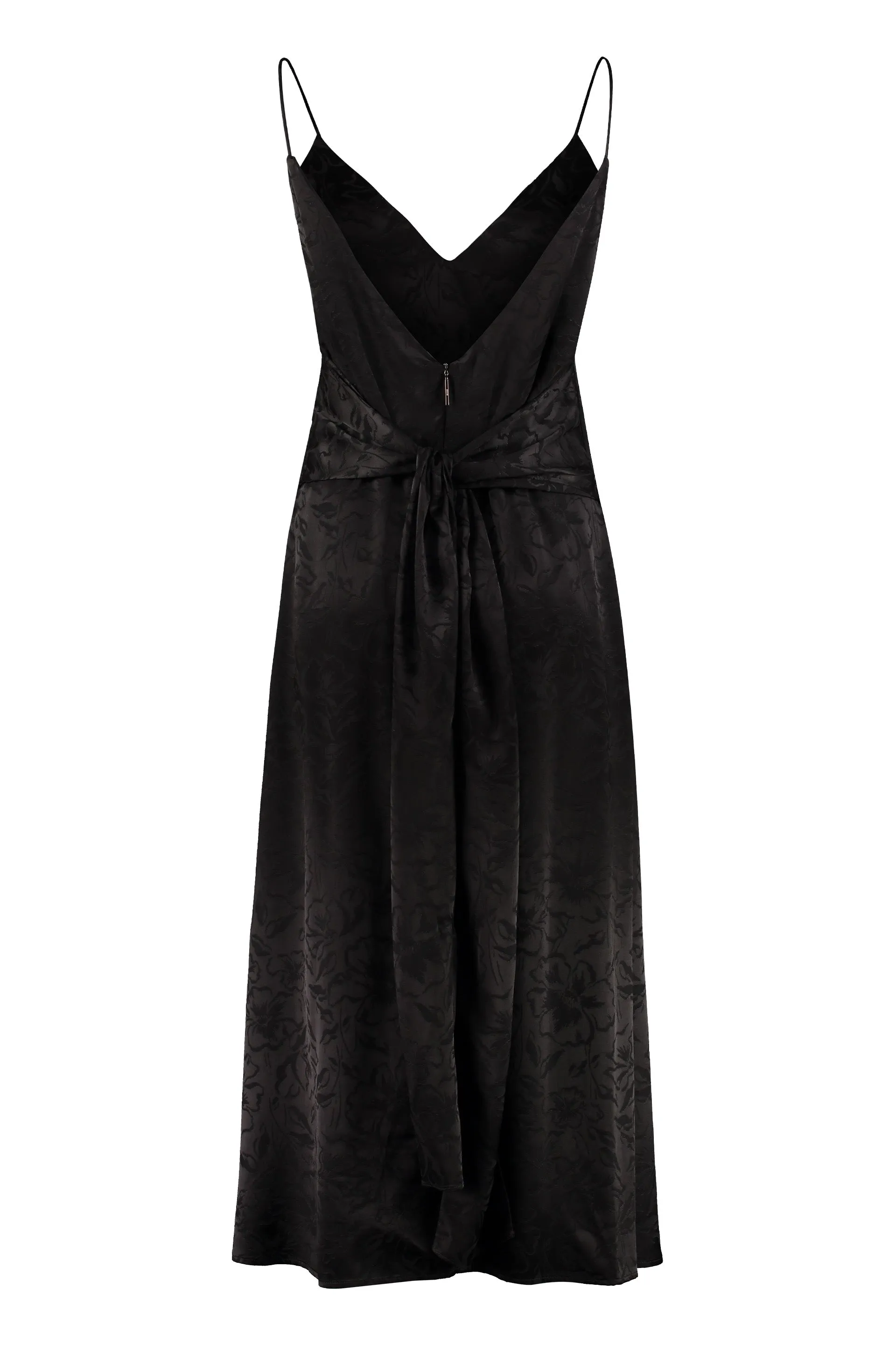 MSGM Jacquard Printed Strapped Dress