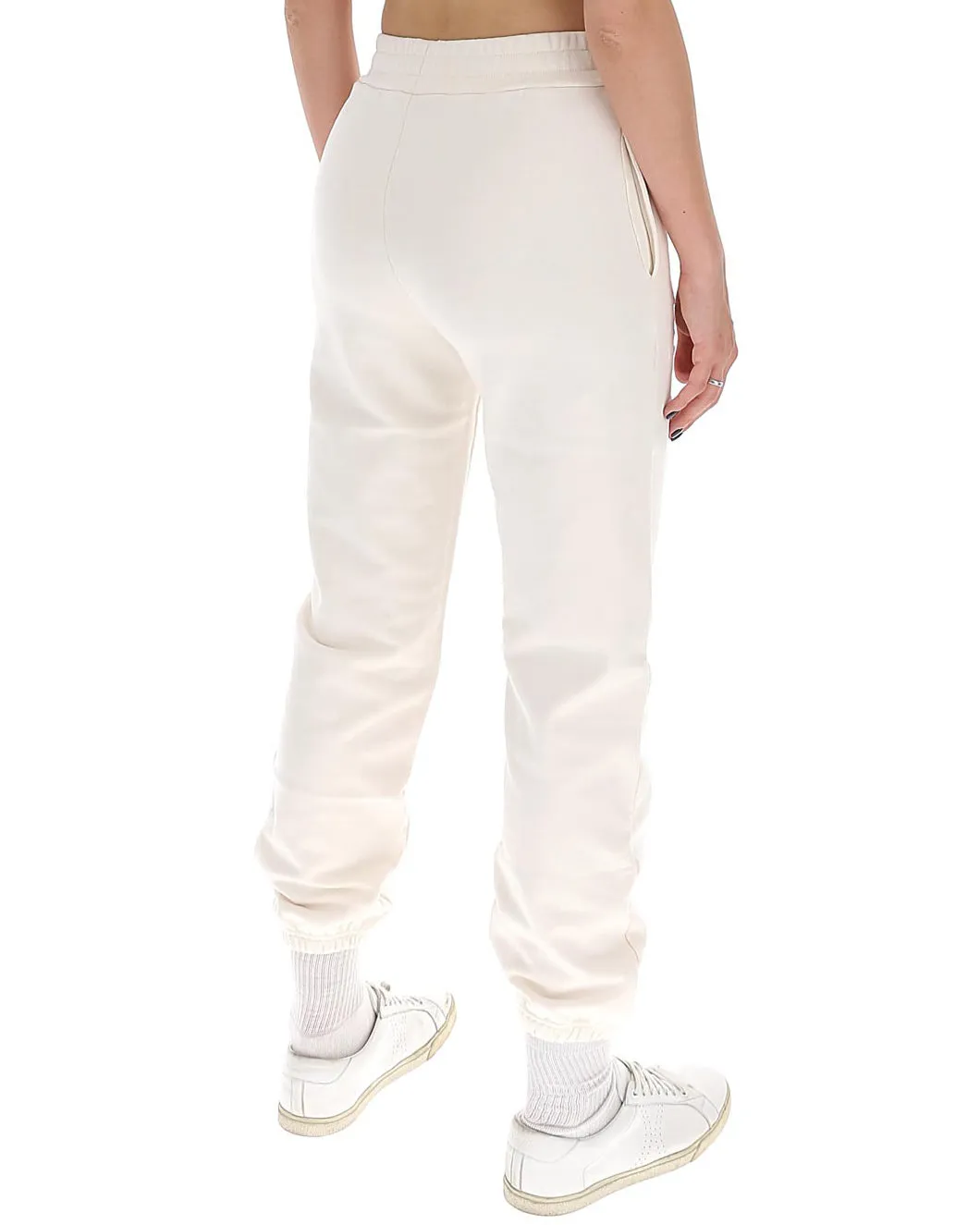 MSGM Logo Embossed Elasticated Waistband Sweatpants