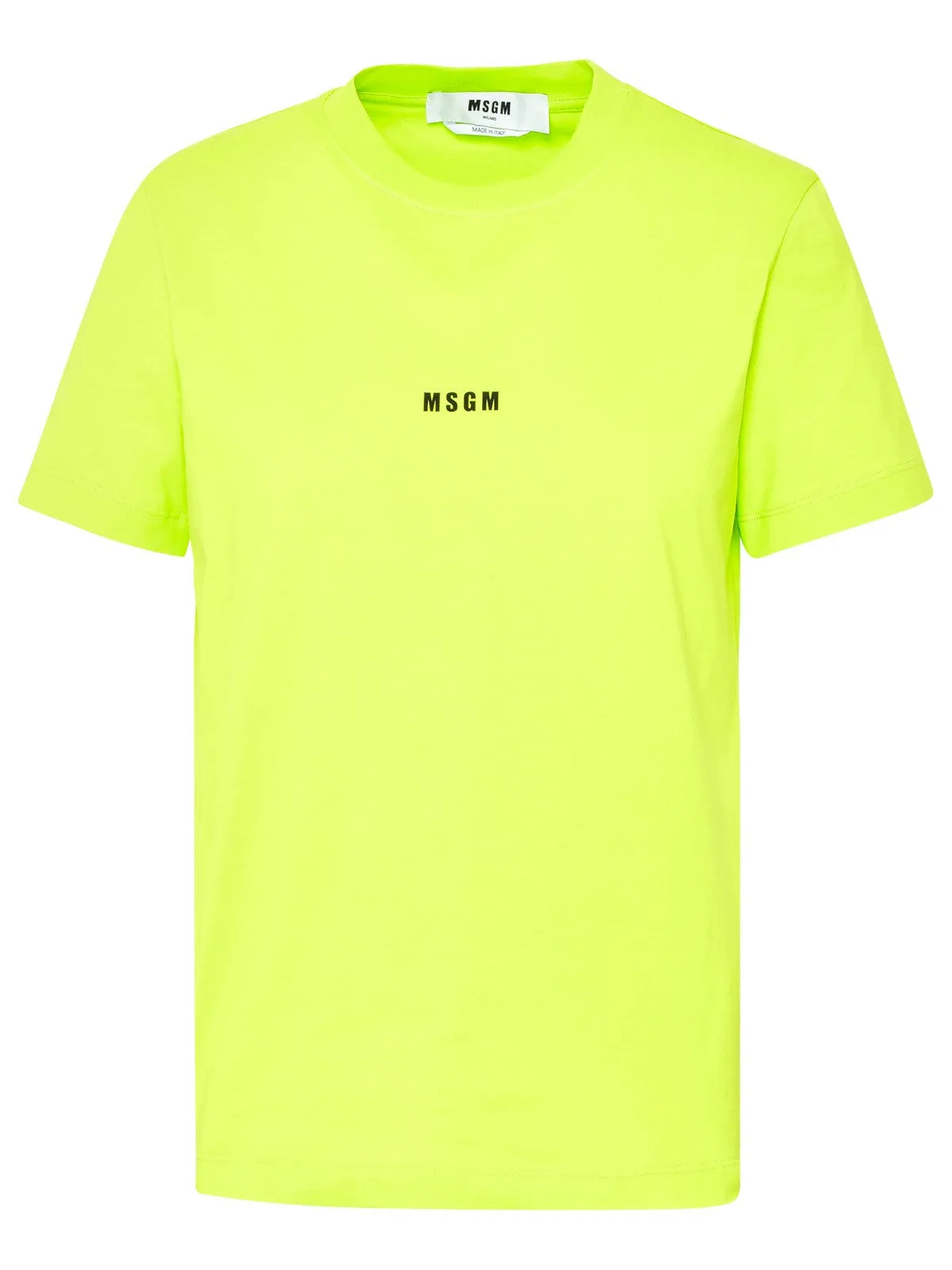 MSGM Logo Printed Crewneck T-Shirt