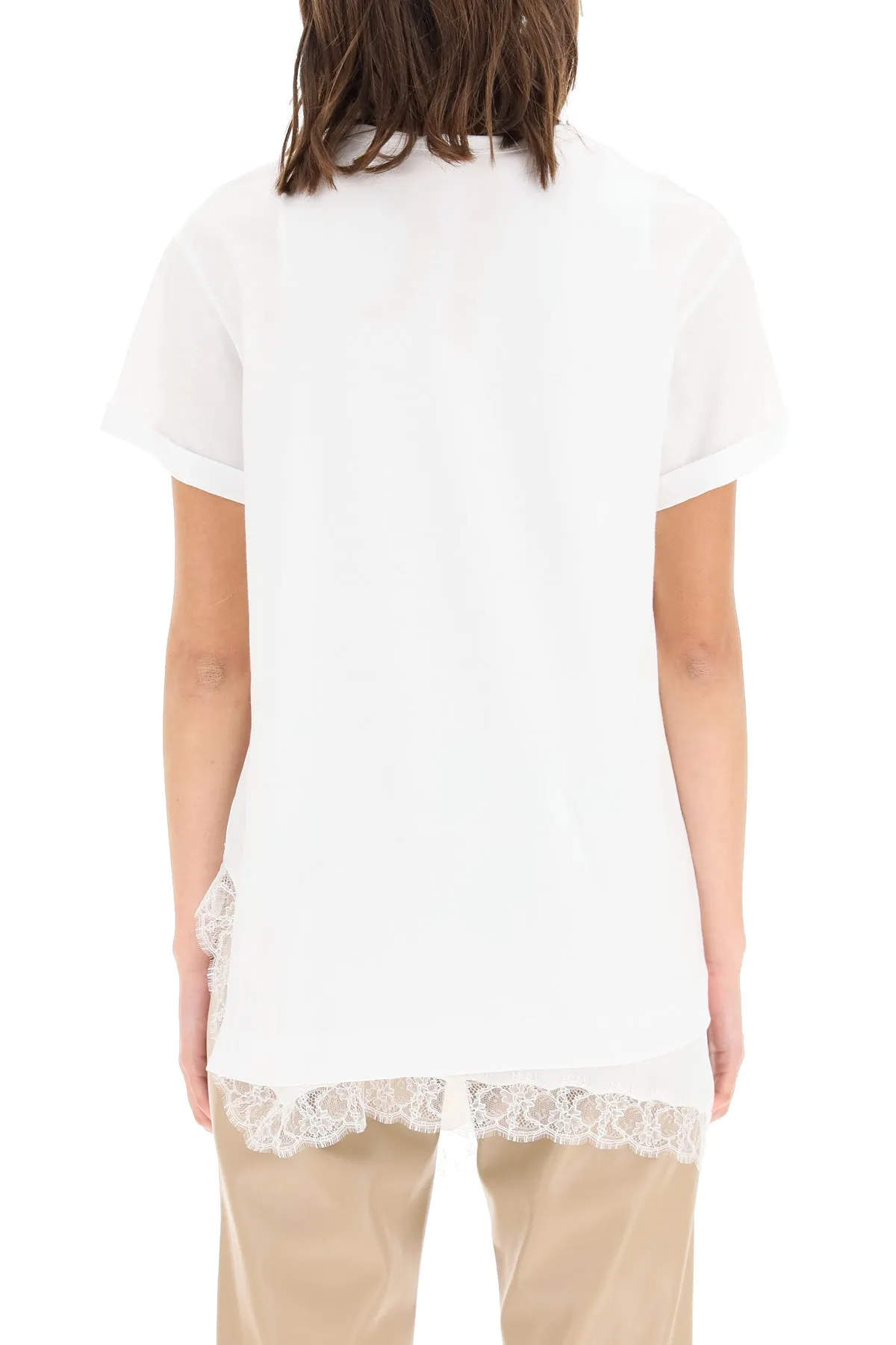 N21 Lace Crewneck Tank Top