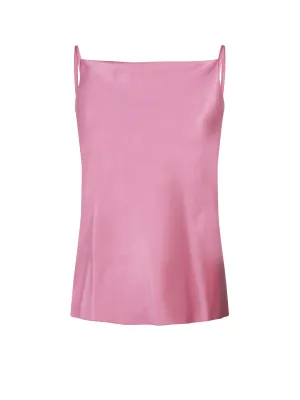 Nanushka Spaghetti Satin Low Back Top