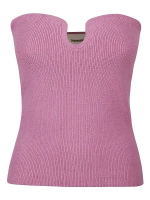 Nanushka Strapless Knitted Top
