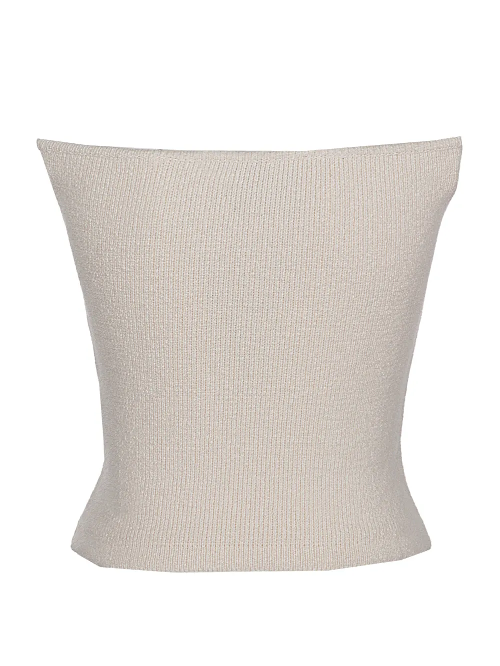Nanushka Strapless Stretched Knitted Top
