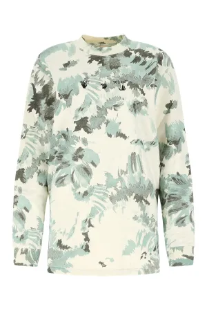 Off-White Abstract Printed Dress