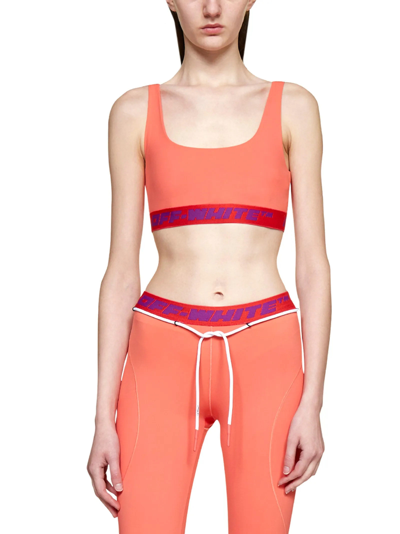 Off-White Logo Detailed Cropped Top