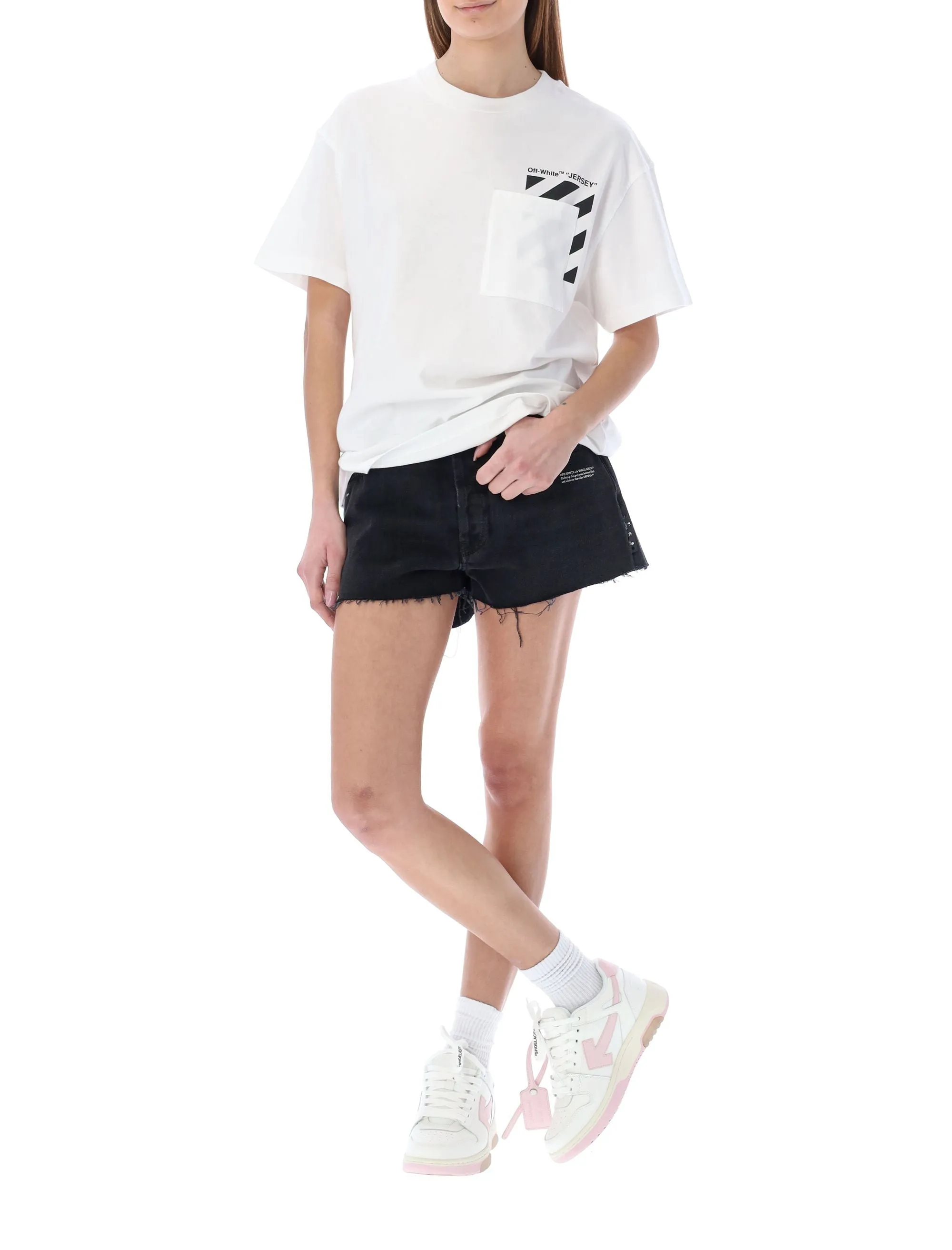 Off-White Logo Printed Crewneck T-Shirt