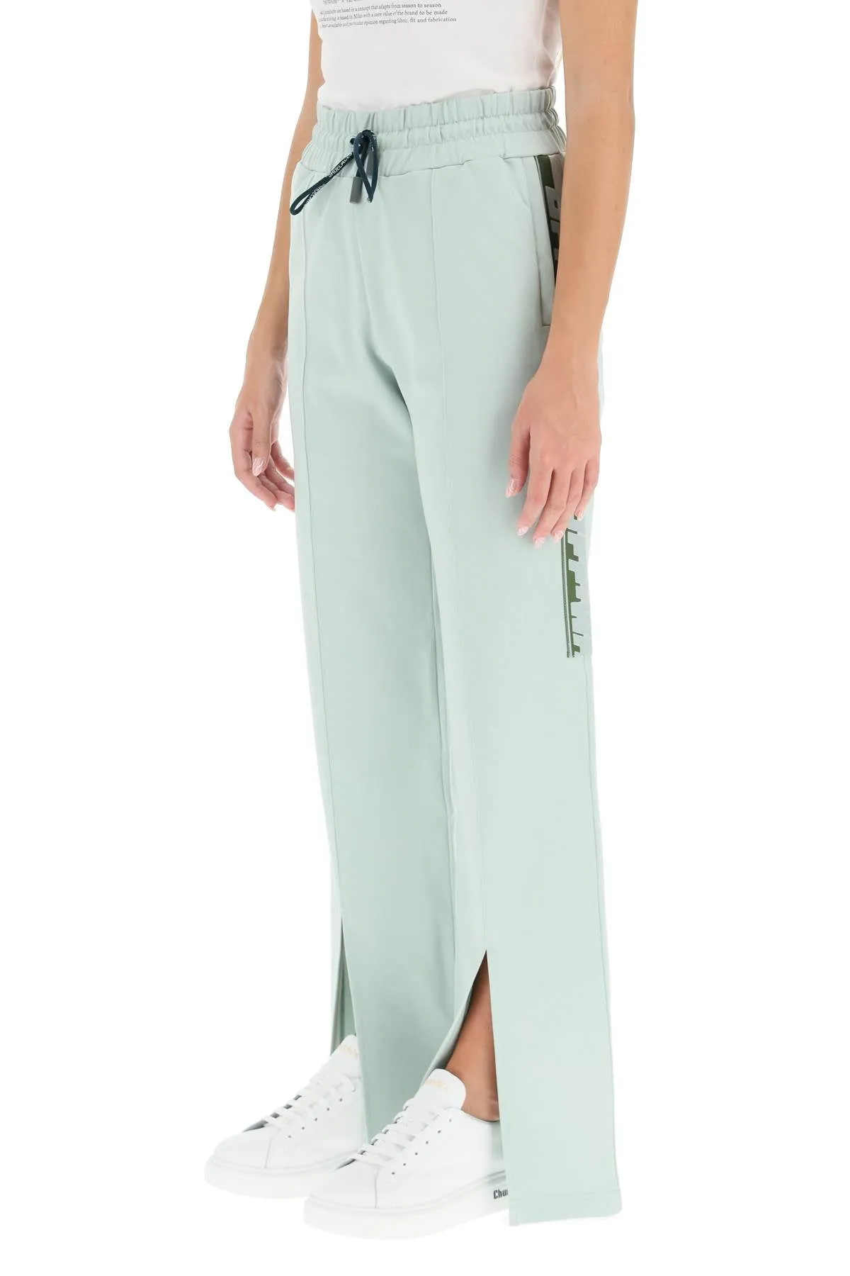 Off-White Logo Printed Drawstring Pants