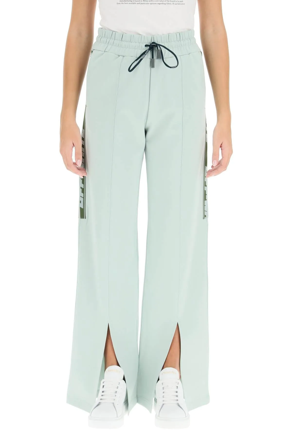 Off-White Logo Printed Drawstring Pants