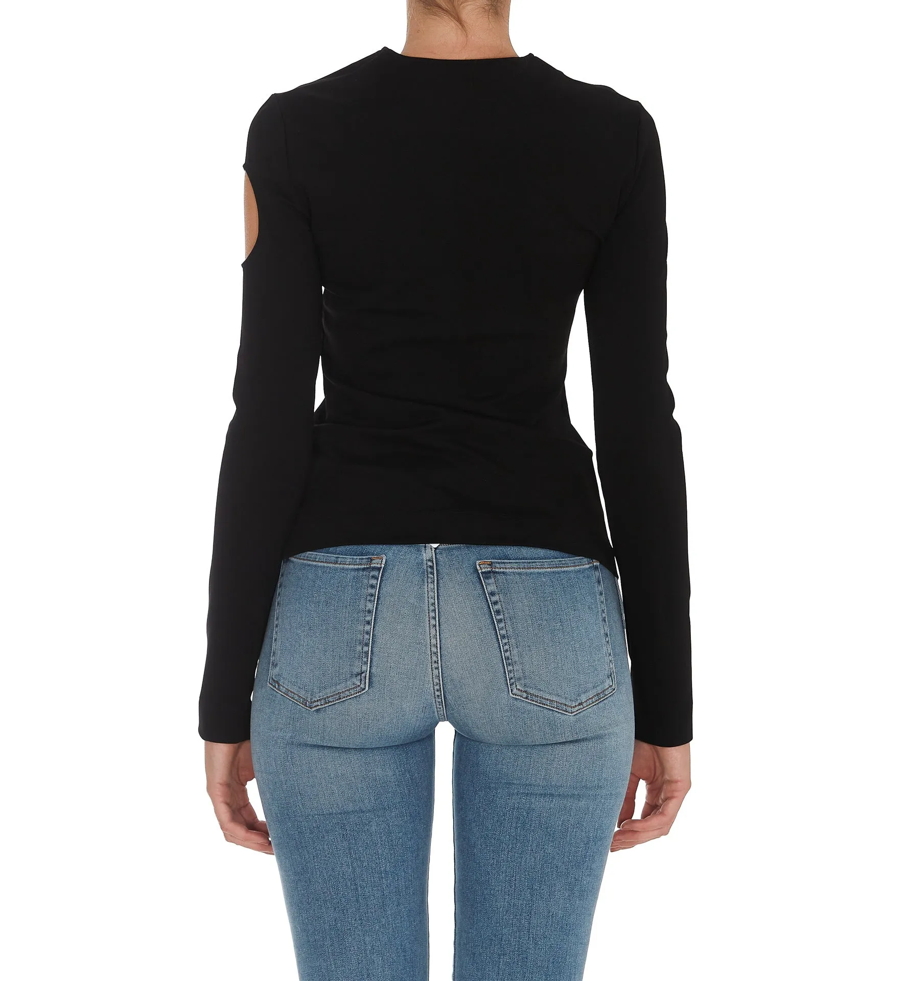 Off-White Meteor Logo-Print Cut-Out Top
