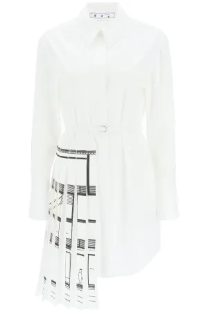 Off-White Palace Print Shirt Dress