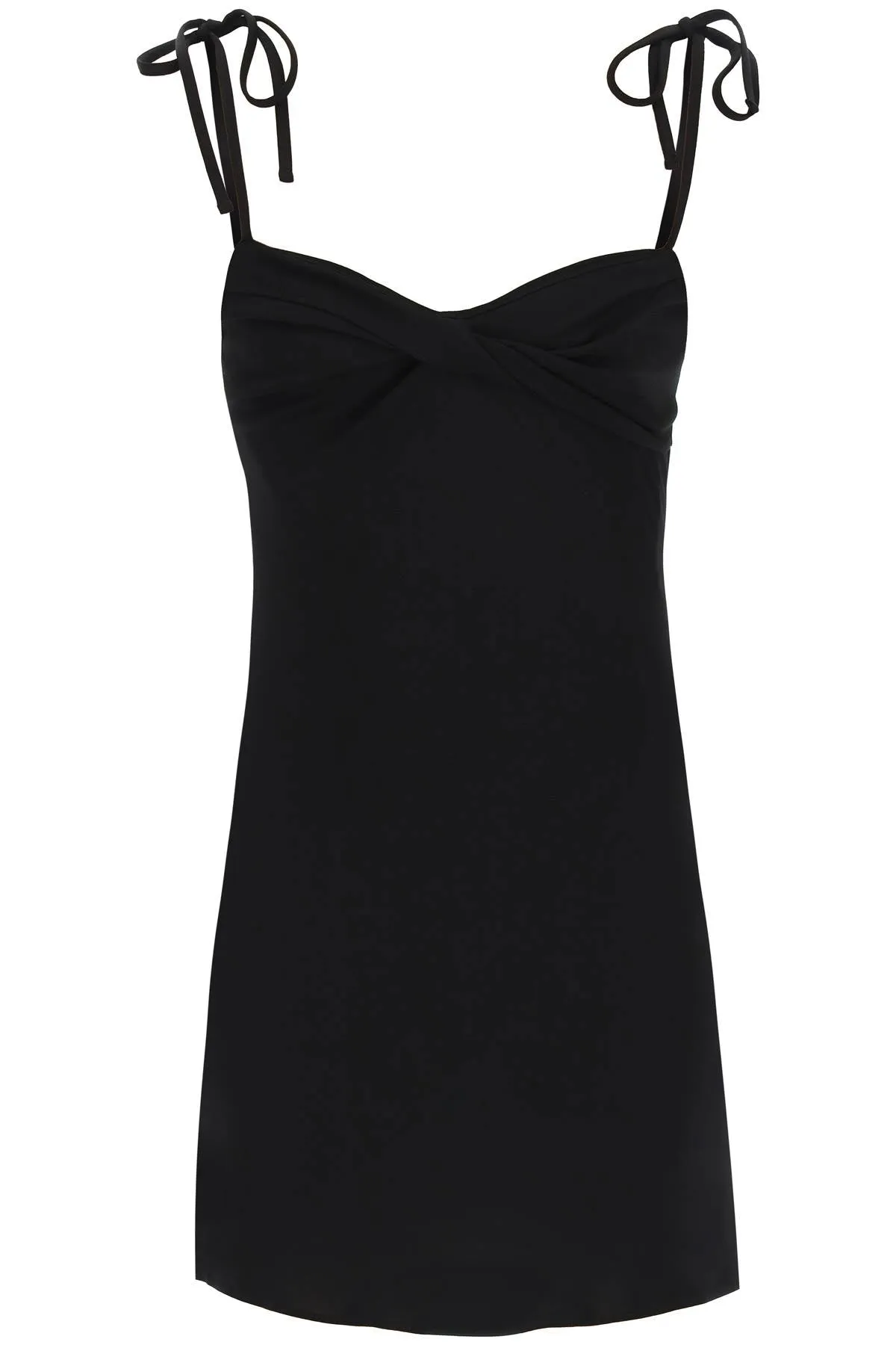 Off-White Spaghetti-Strap Mini Dress