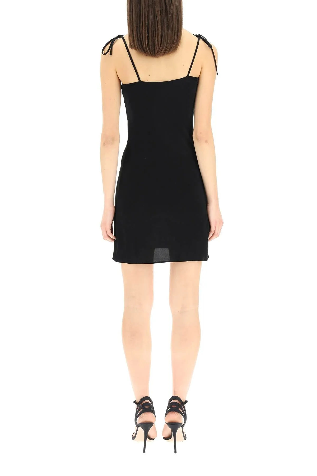Off-White Spaghetti-Strap Mini Dress