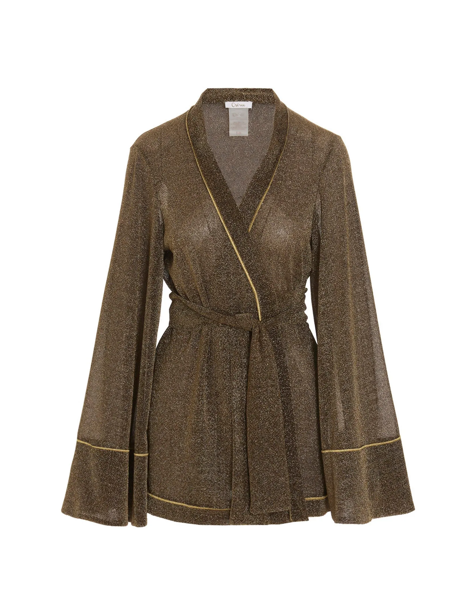Osree Lumire Lurex Detail Kaftan Dress