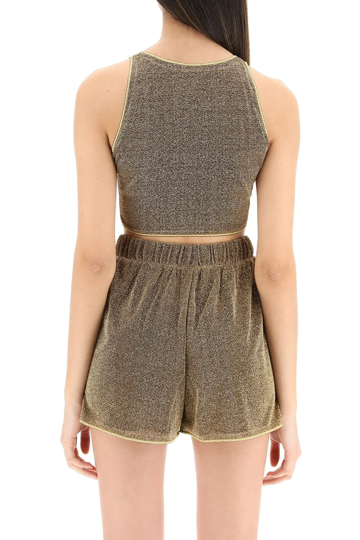 Osree Lumire Round-Neck Crop Top