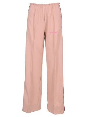 Palm Angels Logo Print Loose Track Pants