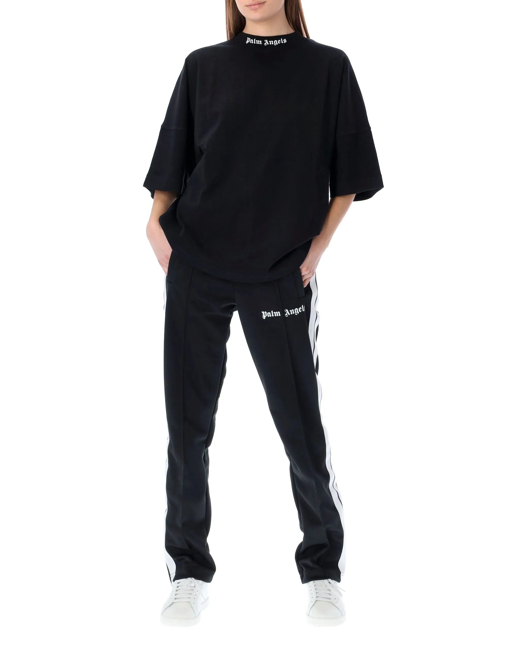 Palm Angels Logo Printed Track Pants