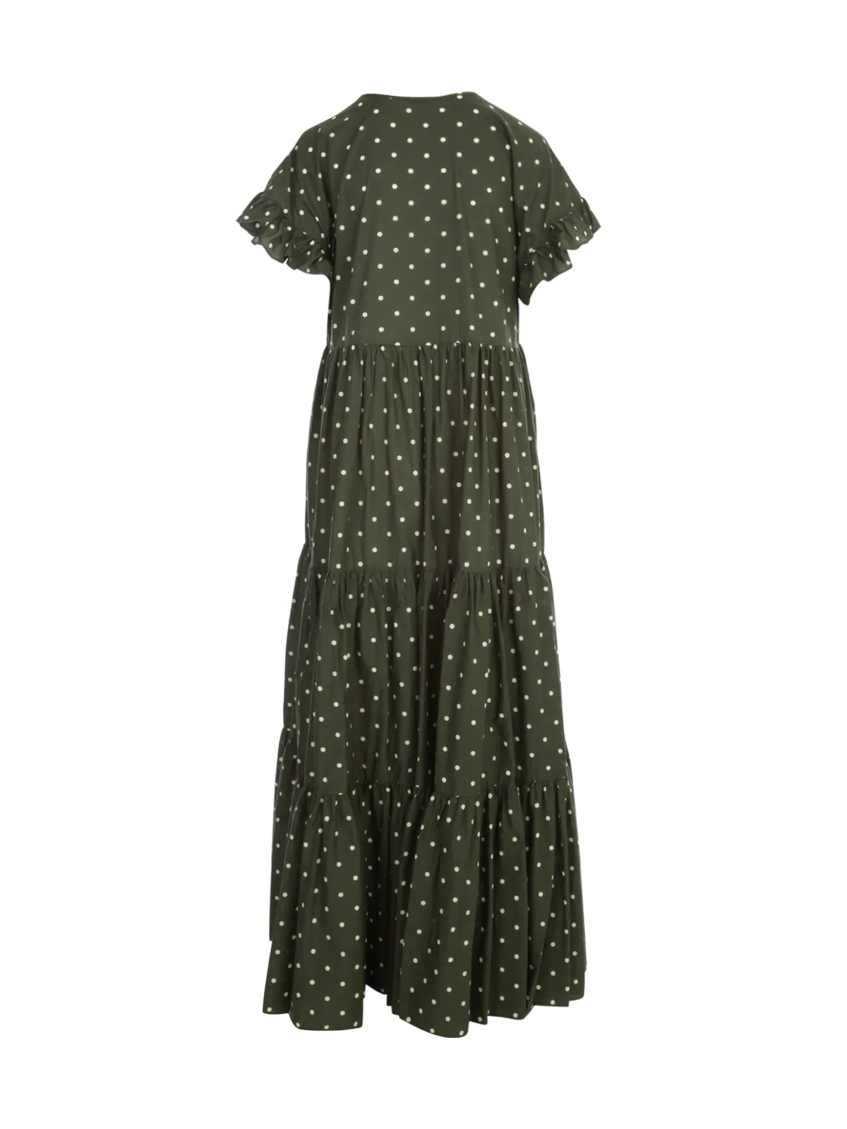 P.A.R.O.S.H. Clois Polka Dot Printed Maxi Dress