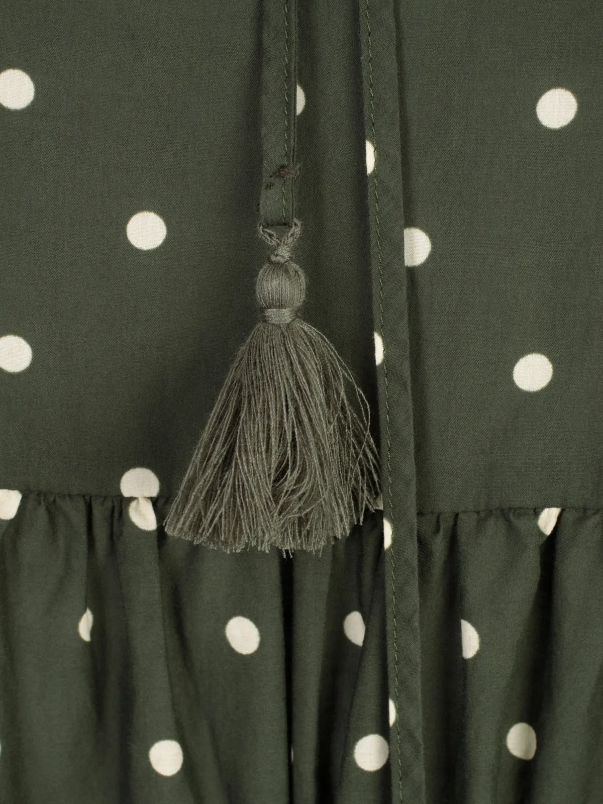 P.A.R.O.S.H. Clois Polka Dot Printed Maxi Dress