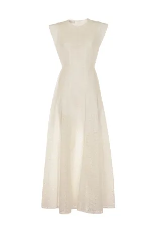 Philosophy Di Lorenzo Serafini Broderie Anglaise Short-Sleeved Dress
