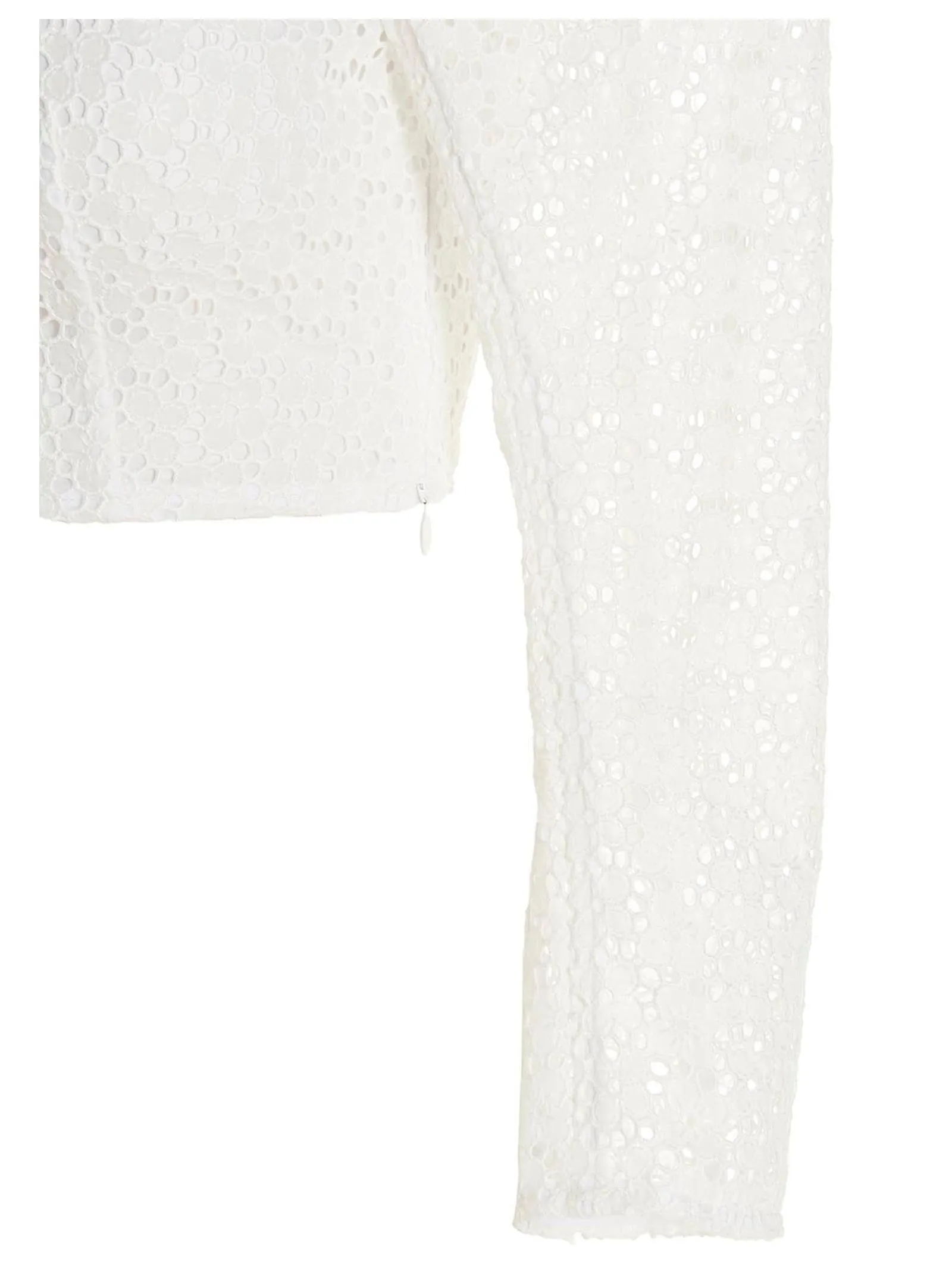 Philosophy Di Lorenzo Serafini Eyelet Off Shoulder Cropped Top
