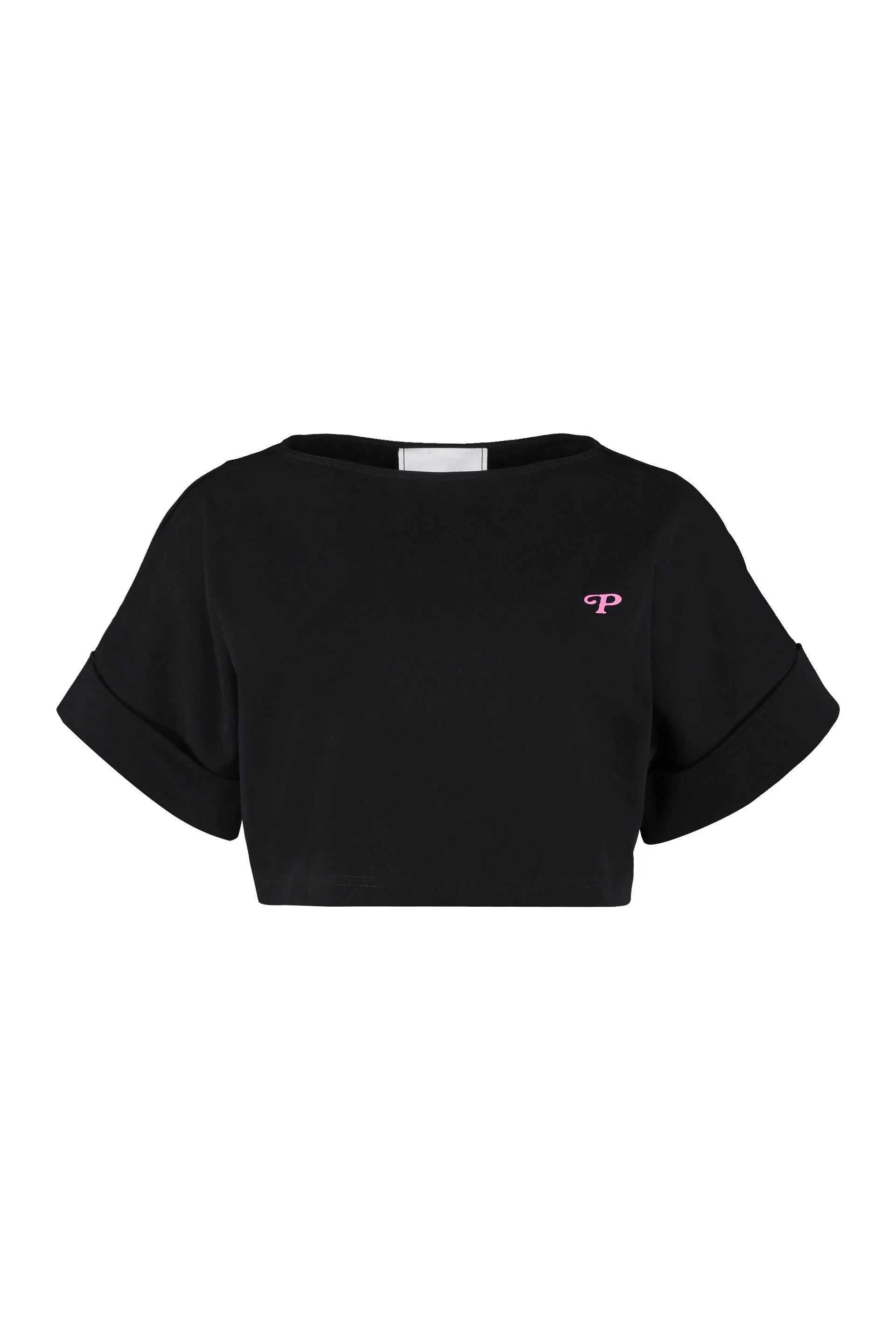 Philosophy Di Lorenzo Serafini Logo Printed Cropped T-Shirt