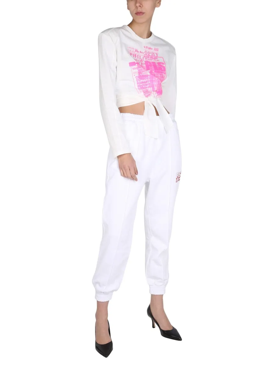 Philosophy Di Lorenzo Serafini Printed Cut-Out Top
