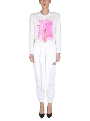 Philosophy Di Lorenzo Serafini Printed Cut-Out Top