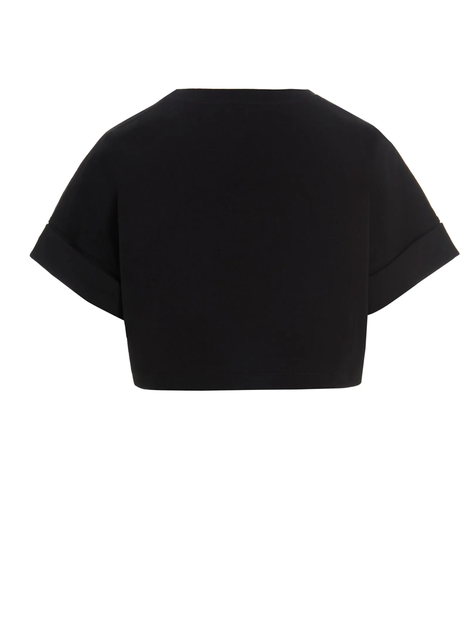 Philosophy Di Lorenzo Serafini Smiley Embroidered Cropped T-Shirt