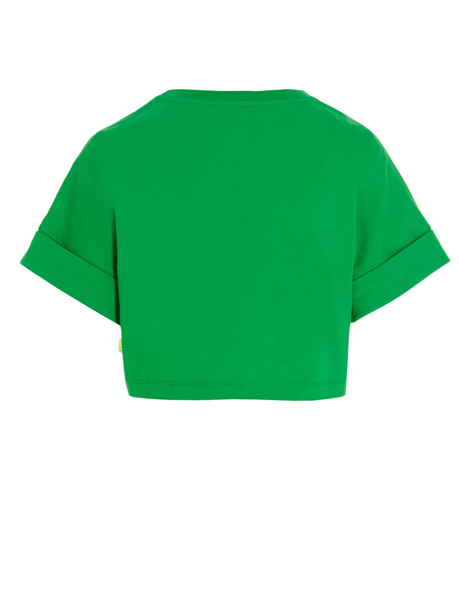 Philosophy Di Lorenzo Serafini X Smiley Embroidered Cropped T-Shirt