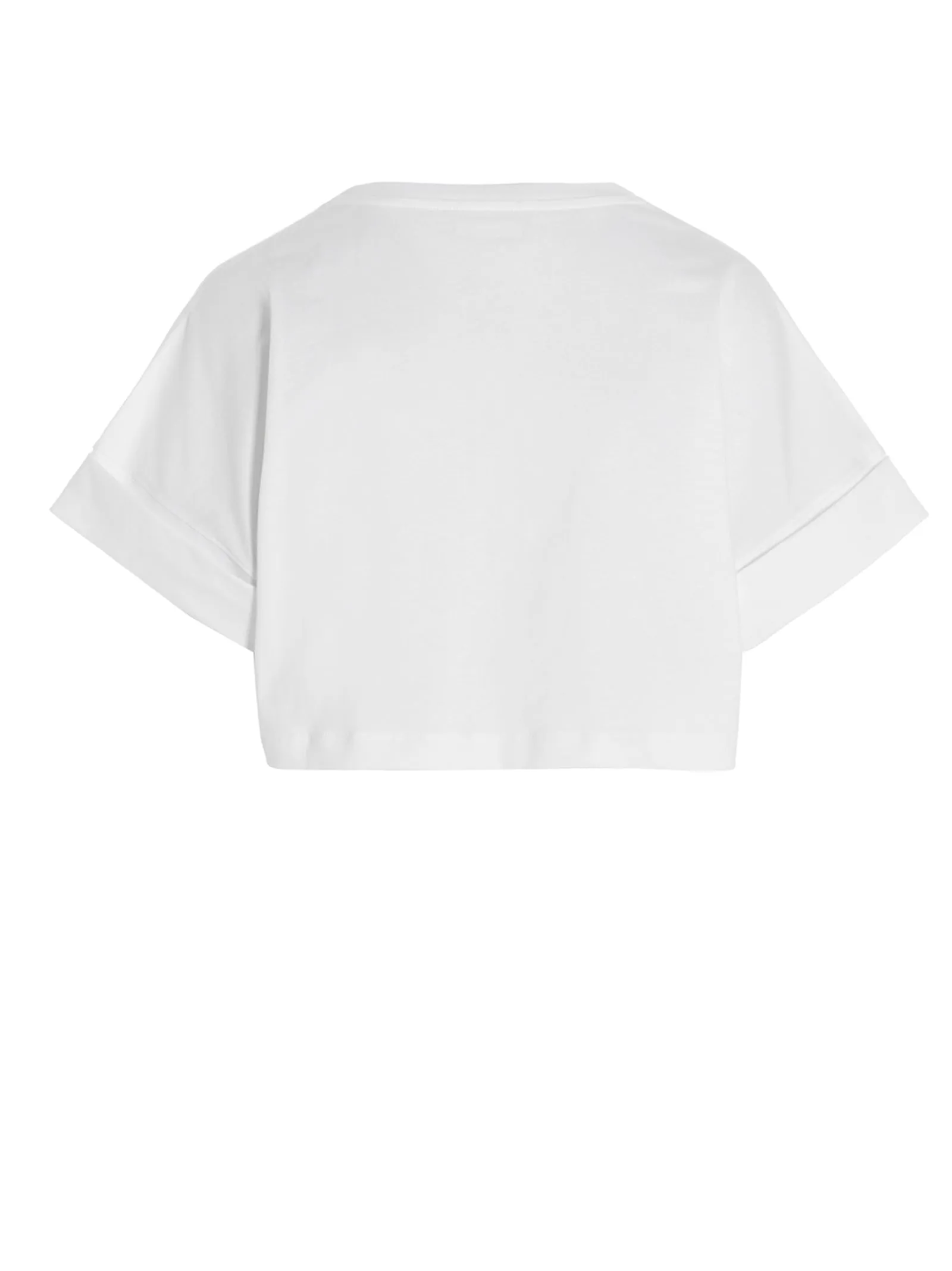 Philosophy Di Lorenzo Serafini X Smiley Embroidered Cropped T-Shirt