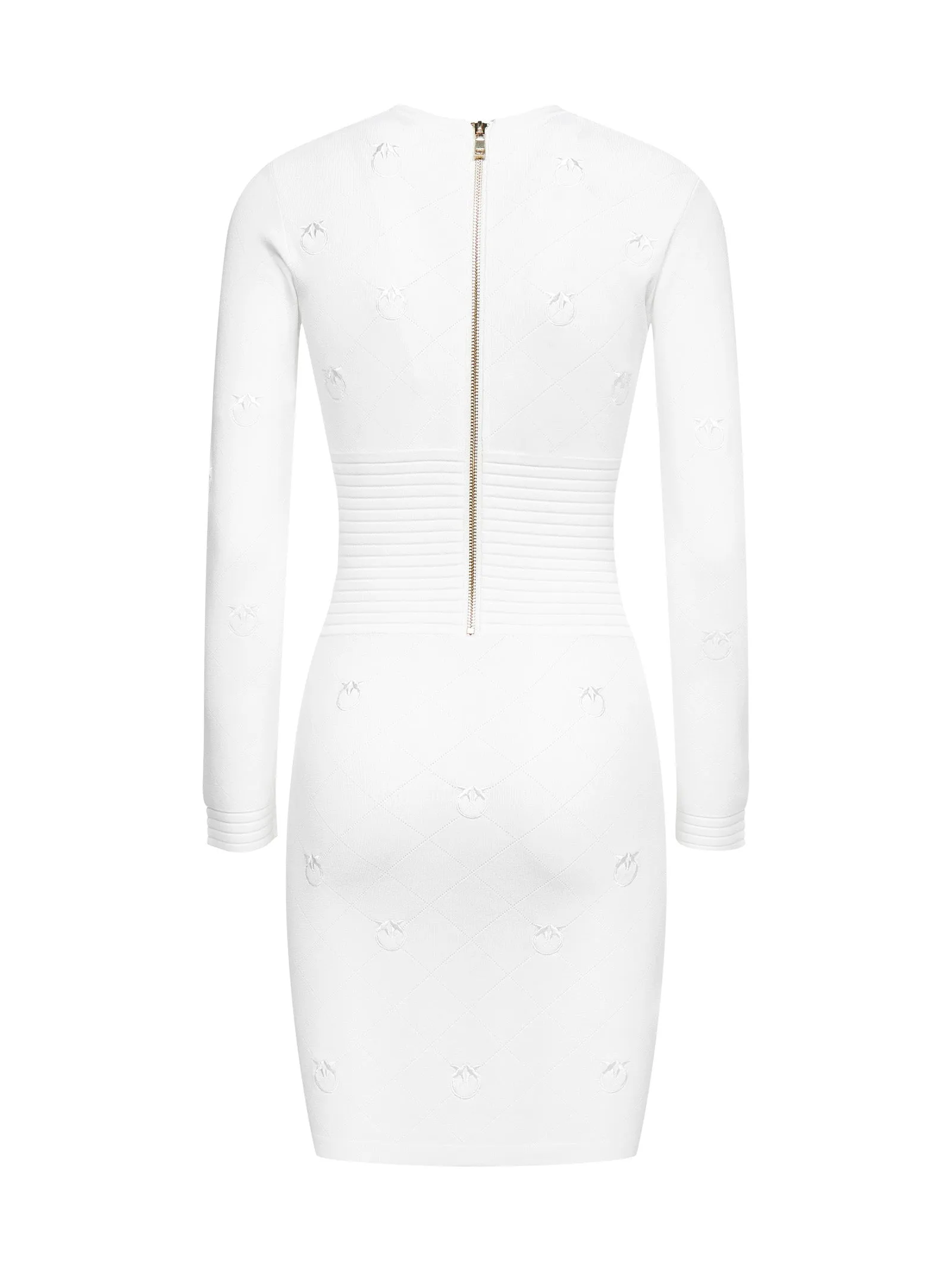 Pinko Buttoned V-Neck Mini Skirt