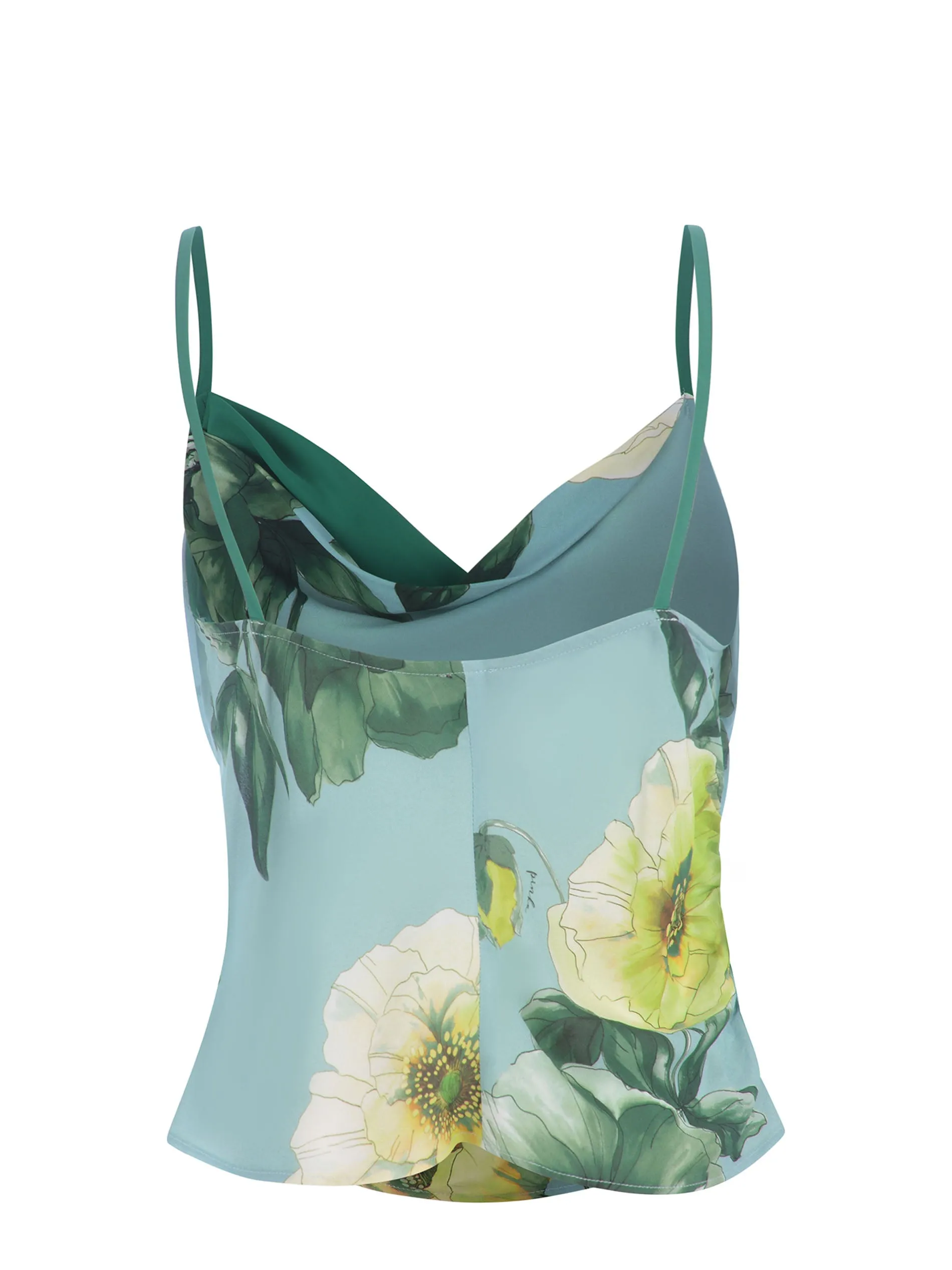 Pinko Floral Printed Sleeveless Top