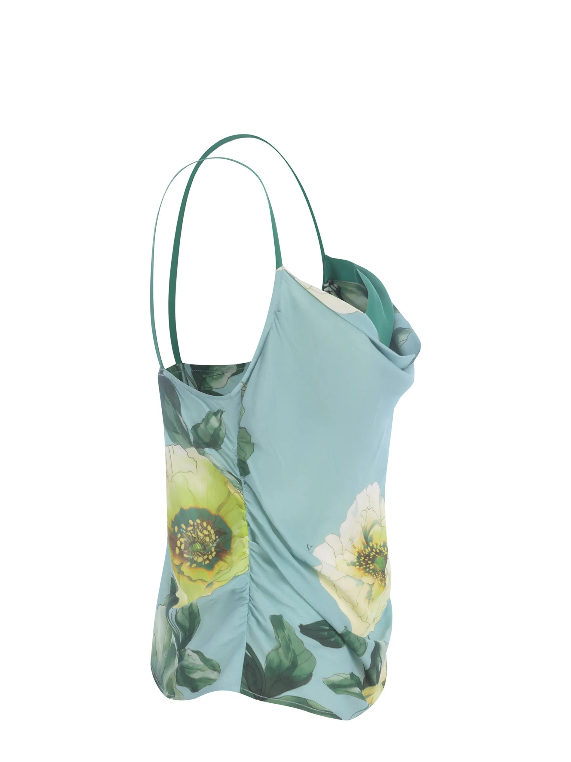 Pinko Floral Printed Sleeveless Top