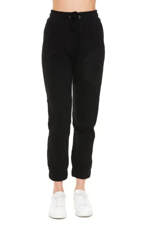 Pinko Logo Print Drawstring Track Pants