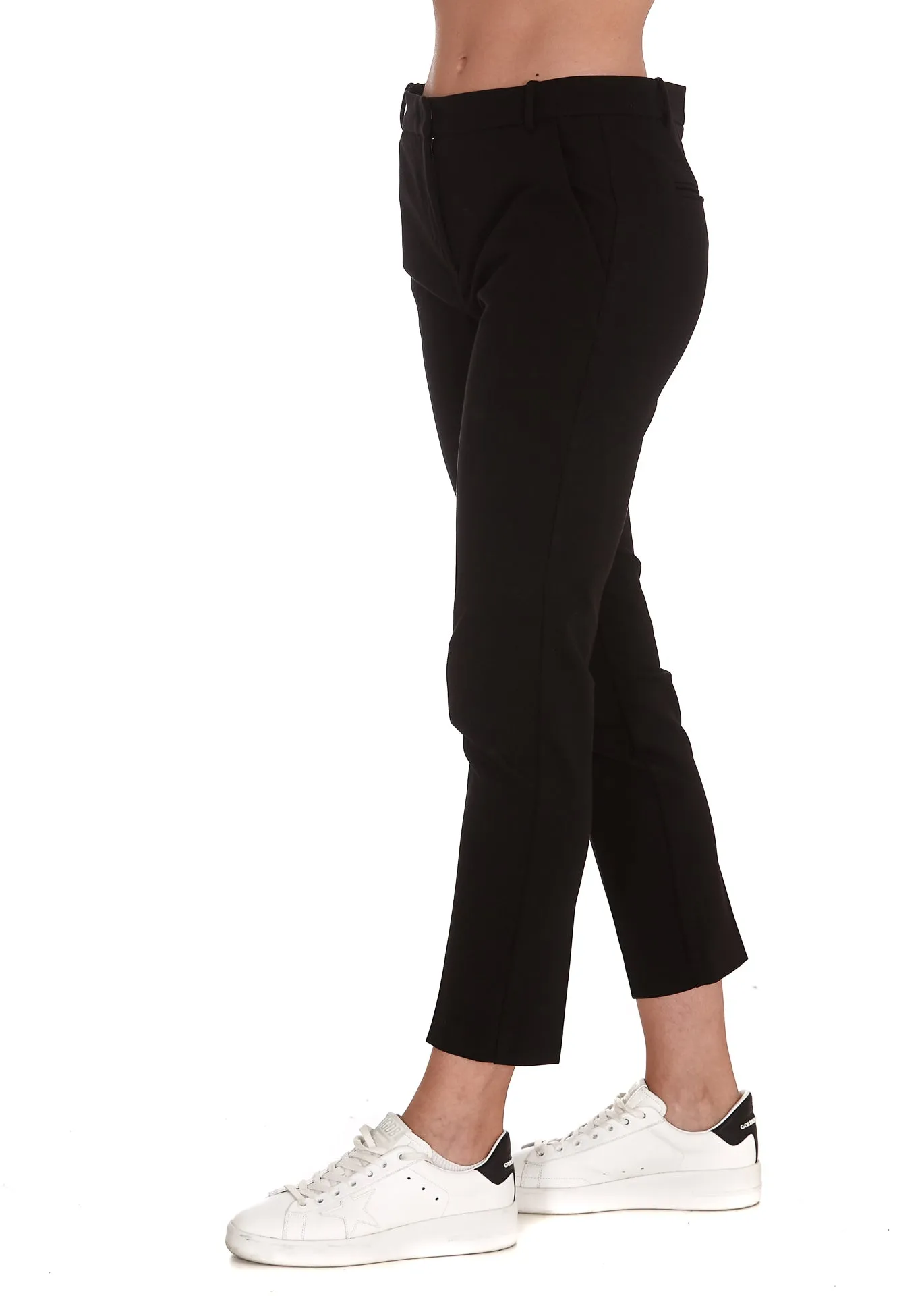 Pinko Mid-Rise Straight Leg Pants