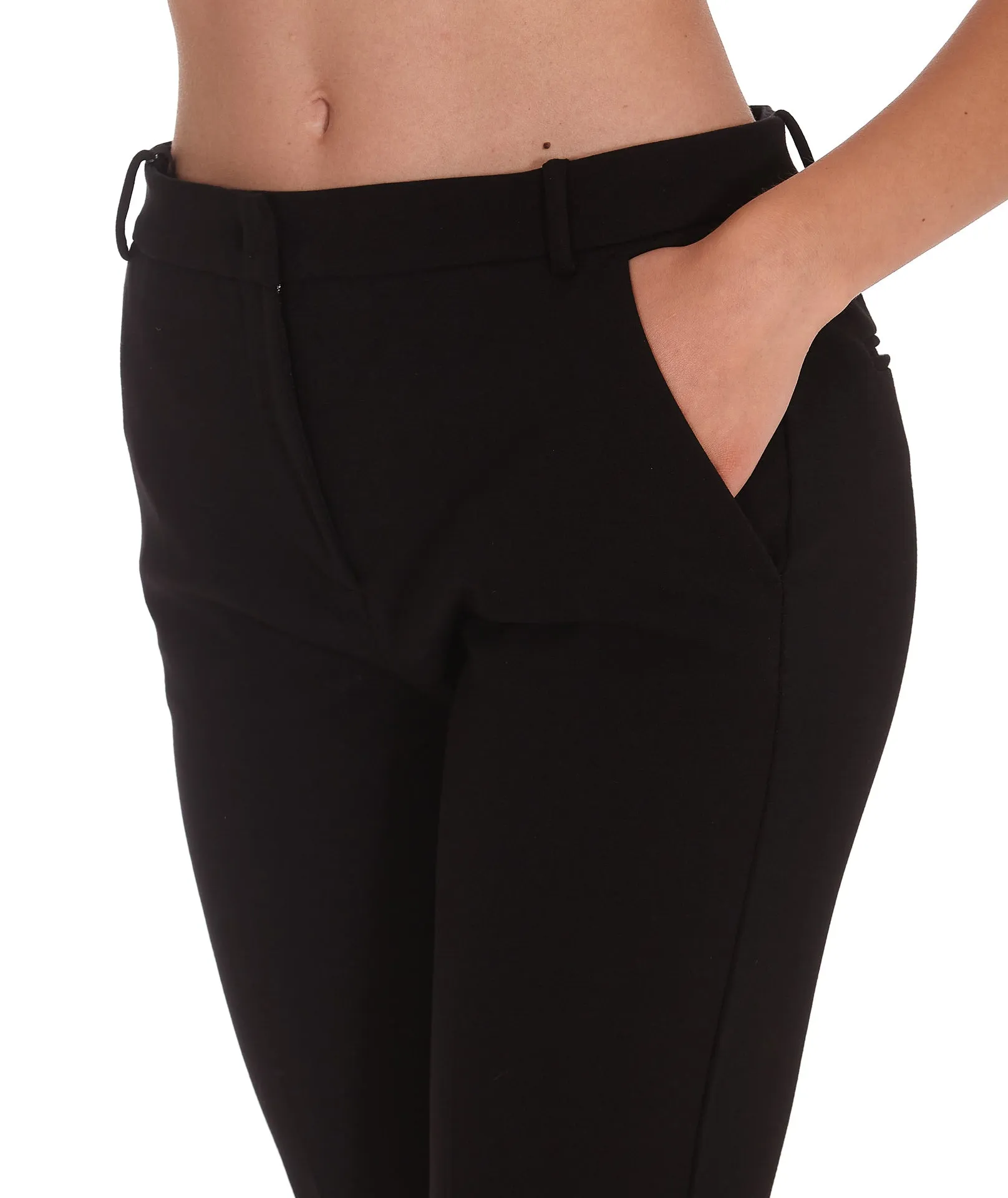 Pinko Mid-Rise Straight Leg Pants