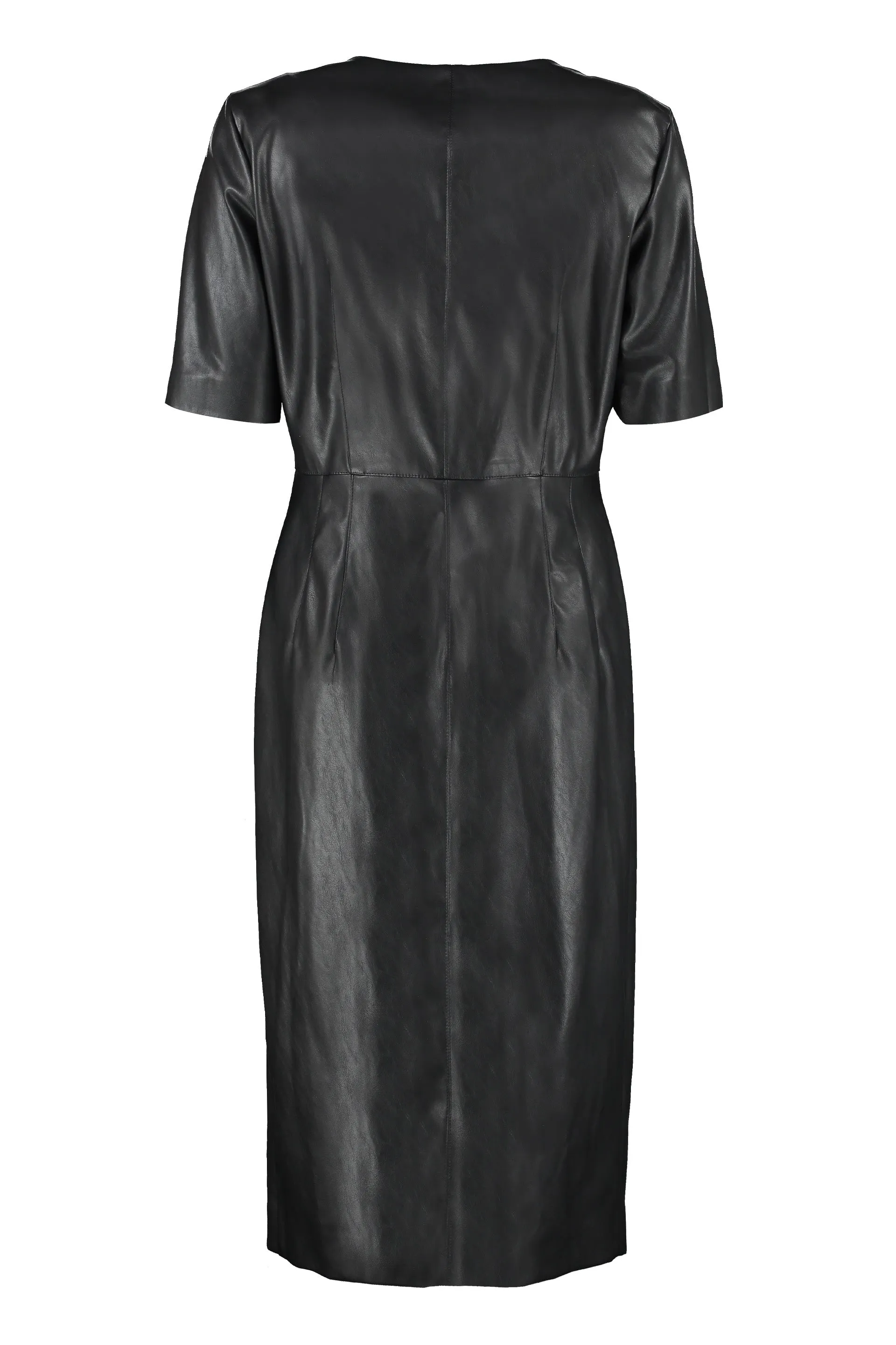 Pinko V-Neck Short Sleeved Mini Dress