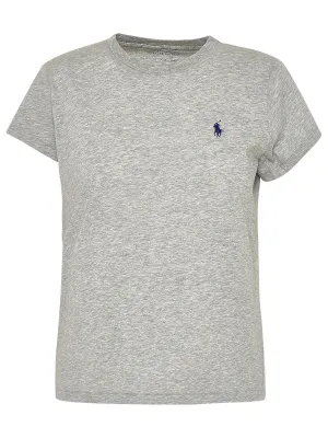 Polo Ralph Lauren Logo Embroidered Crewneck T-Shirt